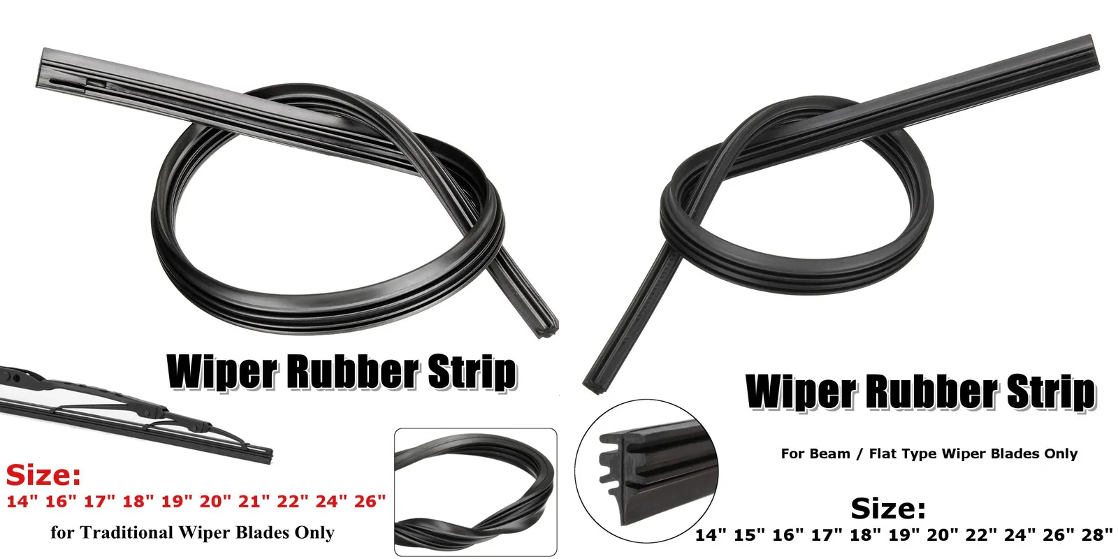 Things You Should Know about wiper blade Rubber Strip