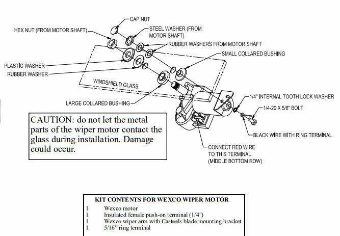 wexco wiper motor